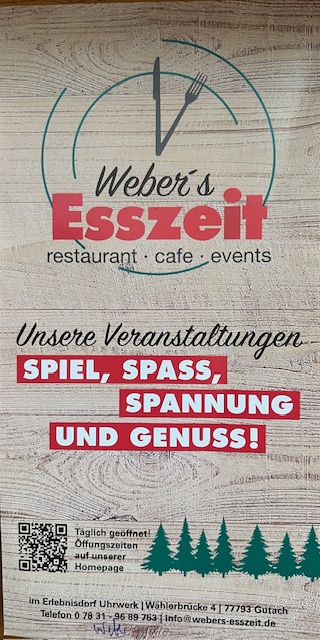 Weber's-Esszeit