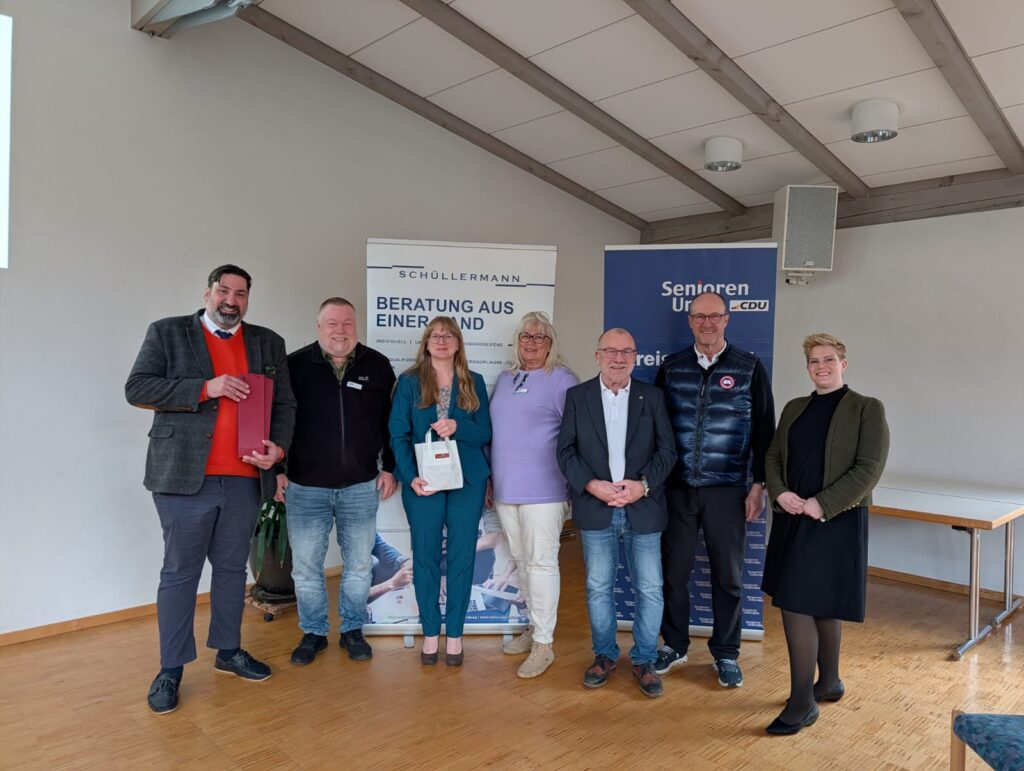 Bild von links : M.Hartmann, A.Löb, C.Frick, U.Strüving, V.Noseck, J.Kawerau, J. Hartmann